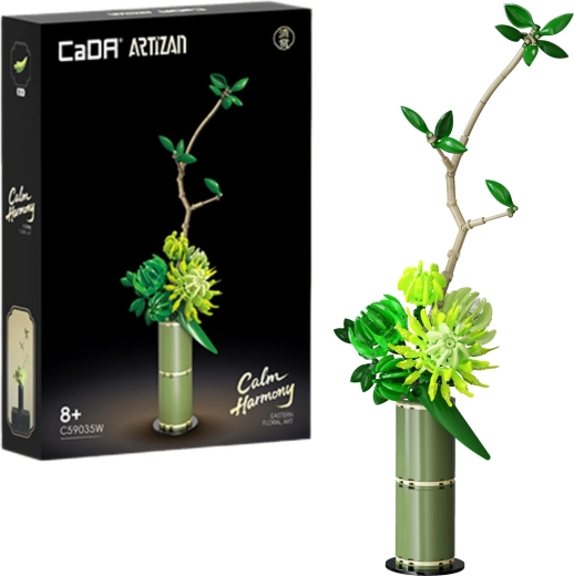 Cada Artizan Calm Harmony – virág építőkészlet 299 db, 45,8 cm - 1 db