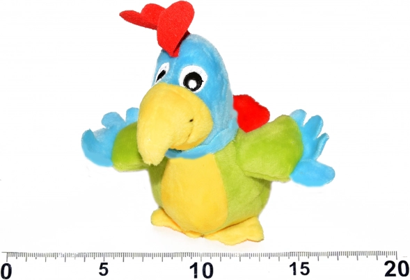Plüss papagáj Wiktor 12 cm