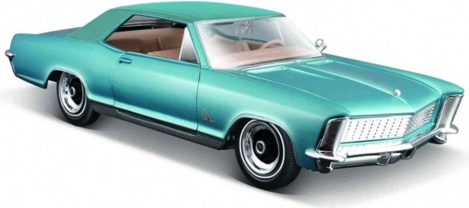 1965-ös Buick Riviera modell kék 1/24