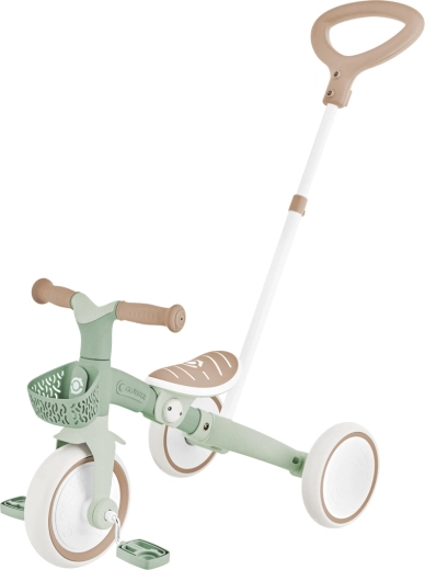 Learning trike 3 az 1-ben plus ecologic tanuló tricikli, pisztácia