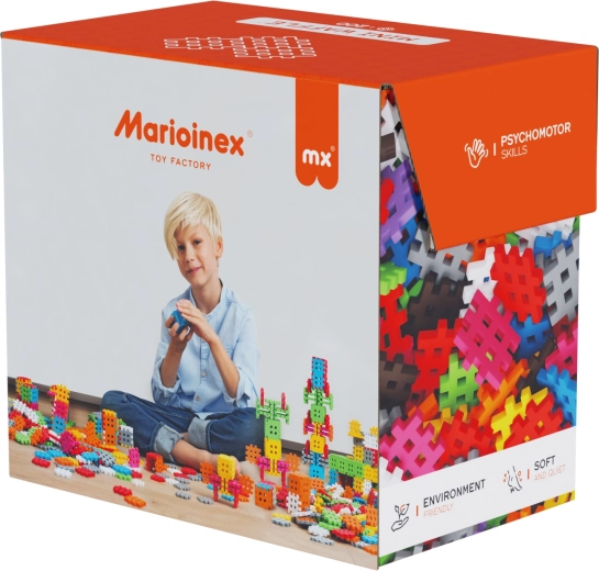 Könnyű összekapcsolás, puha és biztonságos anyag