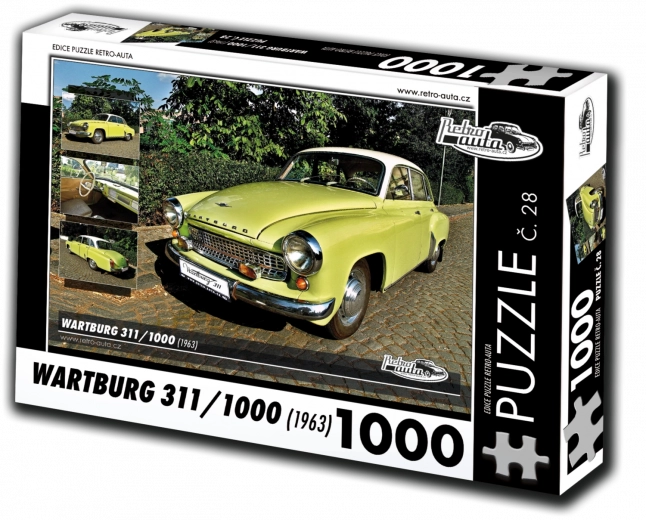 Puzzle RETRO-AUTA Wartburg 311 (1963) 1000 darab