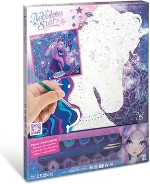 Nebulia és Ló számfestő kép