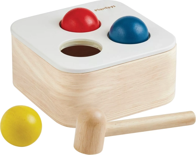 PlanToys golyók beütögetése