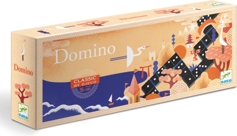Djeco dominó – klasszikus fekete dominó