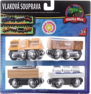 Vláčky Max tehervonat-szerelvény
