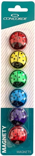 Katicás mágnesek 30 mm, 6 db