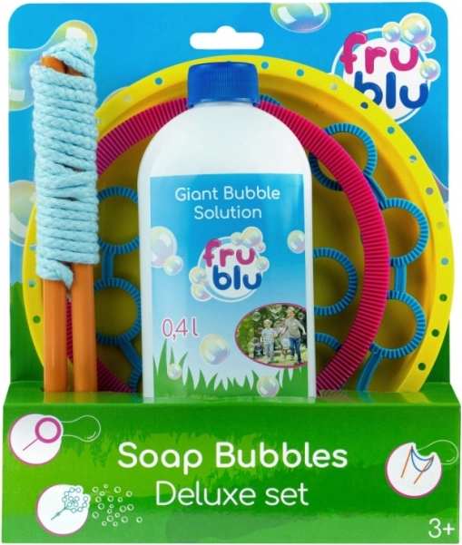 Deluxe FRU BLU buborékfújó készlet 0,4 l folyadékkal