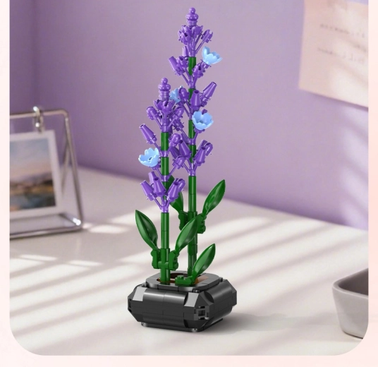 Élethű levendula mint design dekoráció