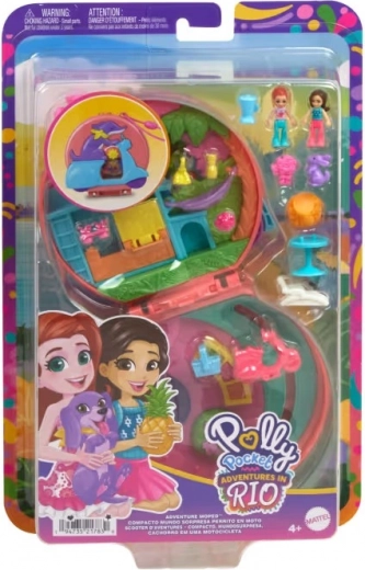 Polly Pocket Robogós Kalandok - Kompakt Játékkészlet