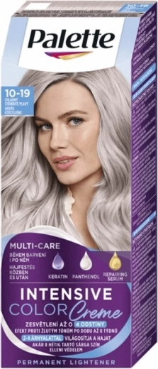 Palette Intensive Color Creme hideg, ezüstös szőke hajfesték
