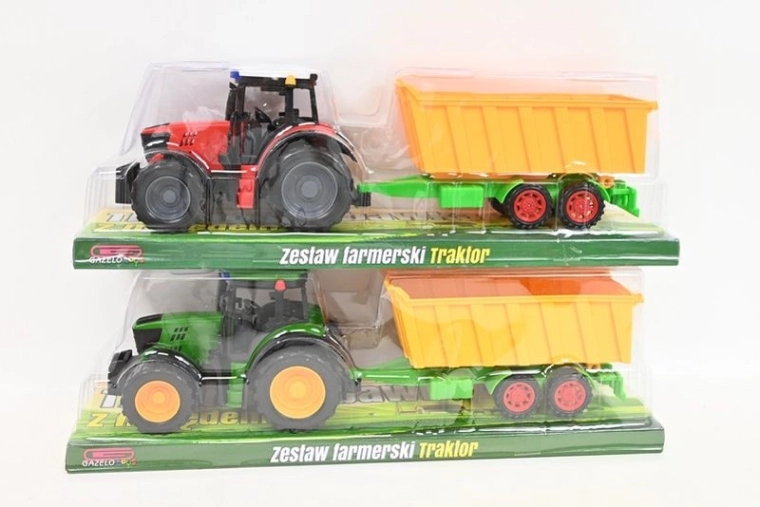 Traktor utánfutóval – 1 db