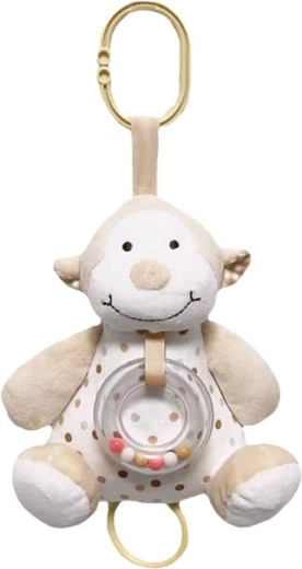 Zenélő plüss majmocska 18 cm