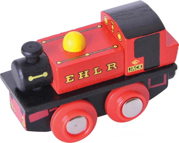Jack Bigjigs Rail fa mozdony replika