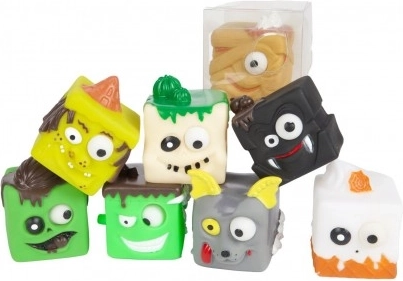 Antistressz szilikon szörny szorongató kocka 6 × 6 cm, vegyes fajták