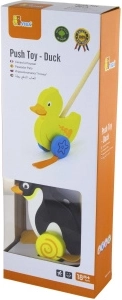 Fából készült tologatós pingvin Viga Toys