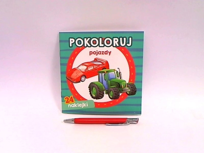 Színezd ki a járműveket – kifestő matricákkal