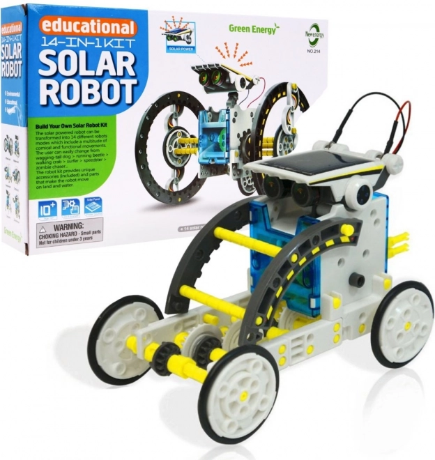 14 az 1-ben napelemes robot építőkészlet