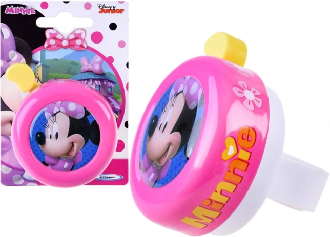 Minnie Mouse gyerek kerékpárcsengő 55 mm, rózsaszín–lila