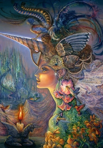 Grafika Puzzle Moje Lady Unicorn 1000 darabos