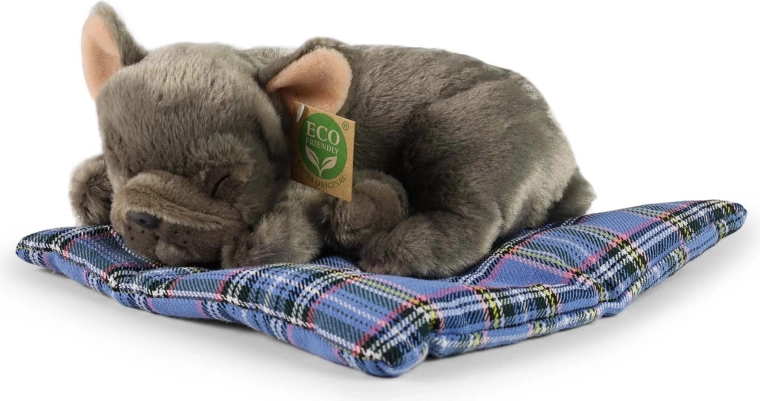 Rappa fekvő francia bulldog plüssjáték, Eco-Friendly, 23 cm