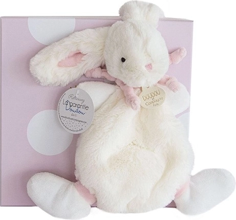 Doudou ajándékszett – plüss rózsaszín nyuszi
