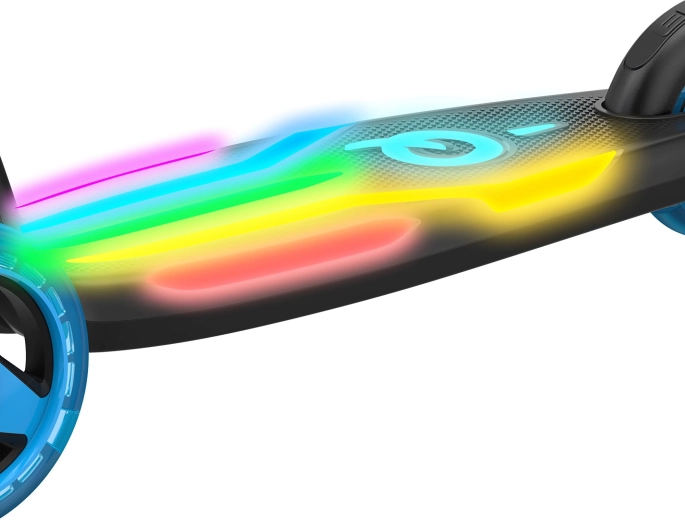 LED fényshow a fellépőben és a kerekekben