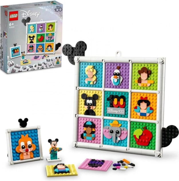 LEGO Disney – 100 év ikonikus animációinak fali kollázs készlet