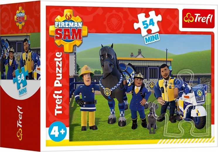 Mini puzzle 54 darabbal – Tűzoltó SAM – különböző motívumok