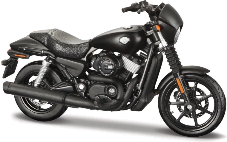 Maisto Harley-Davidson Street 750 fekete motorkerékpár 1:18