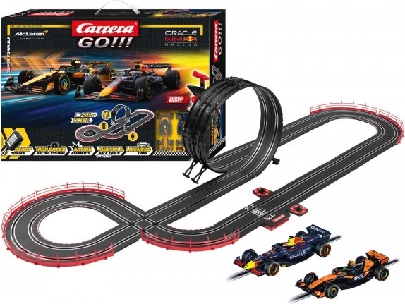 Carrera GO Super Formula autópálya 5,3 m F1 RED BULL és MCLAREN autókkal