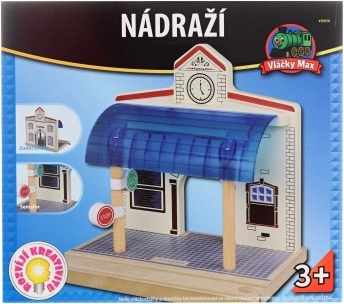 Vláčky Max vasútállomás jelzőlámpával