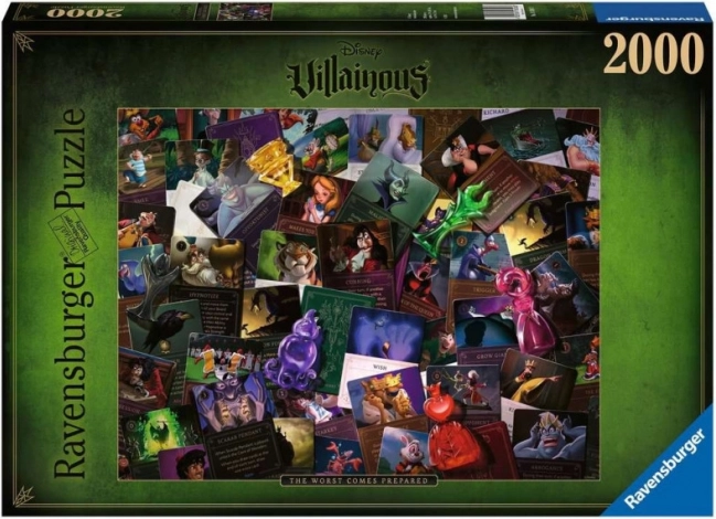 2D kirakó 2000 elem Villainous. Minden gazfickó