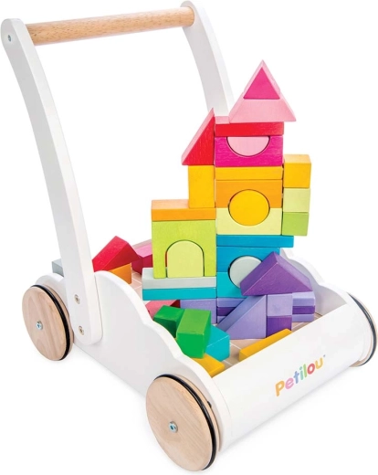 Le Toy Van Rainbow cloud fa járássegítő kockákkal
