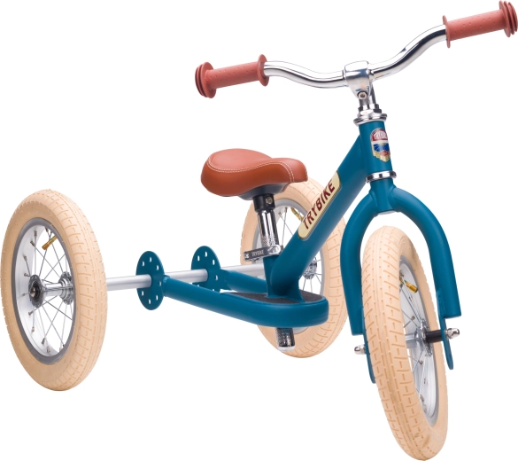 Trybike kék gyerek futóbicikli 2 az 1-ben (tricikli és kétkerekű)