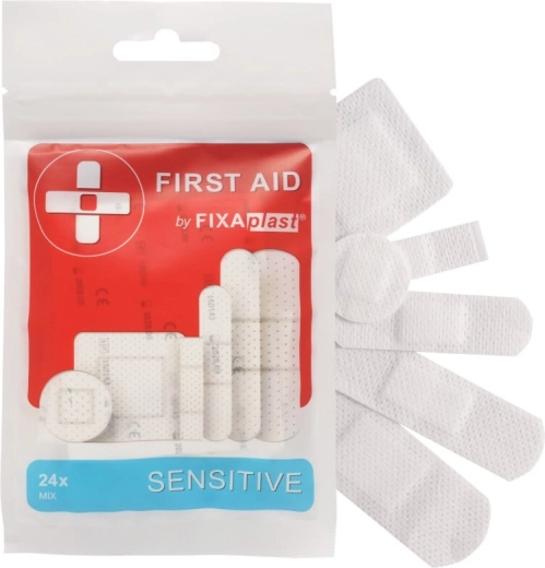 Fixaplast First Aid Sensitive elsősegély érzékeny bőrre való ragtapasz (24 db)