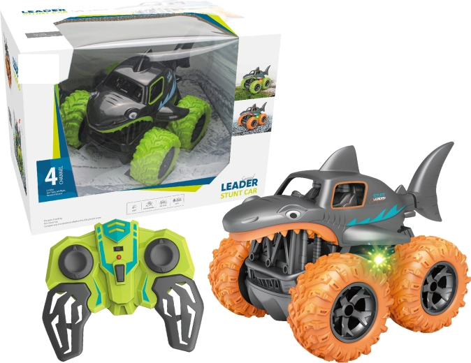 R/C kaszkadőr autó Cápa 4WD 2,4 GHz