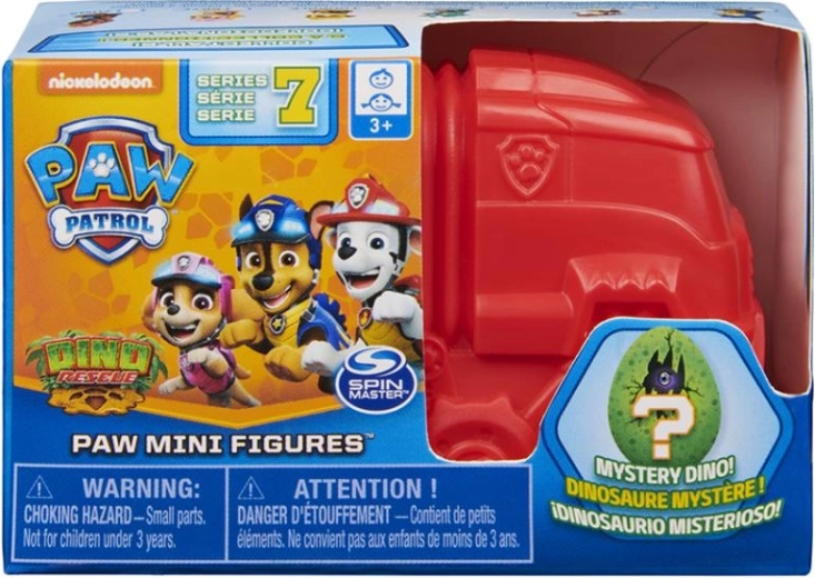 Mini PAW Patrol Deluxe figurák – meglepetés dinóval - 1 db
