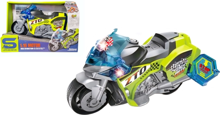 Sportmotor fény- és hangeffektekkel gyerekeknek