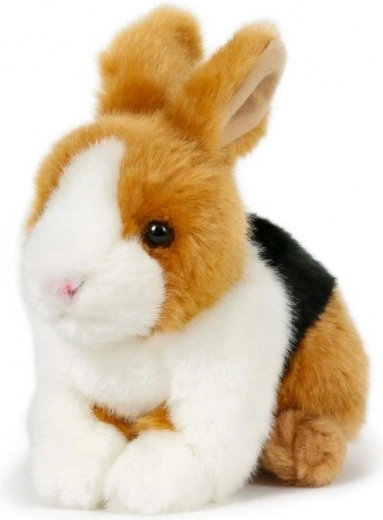 plüss nyuszi barna-fekete-fehér 15 × 17 cm