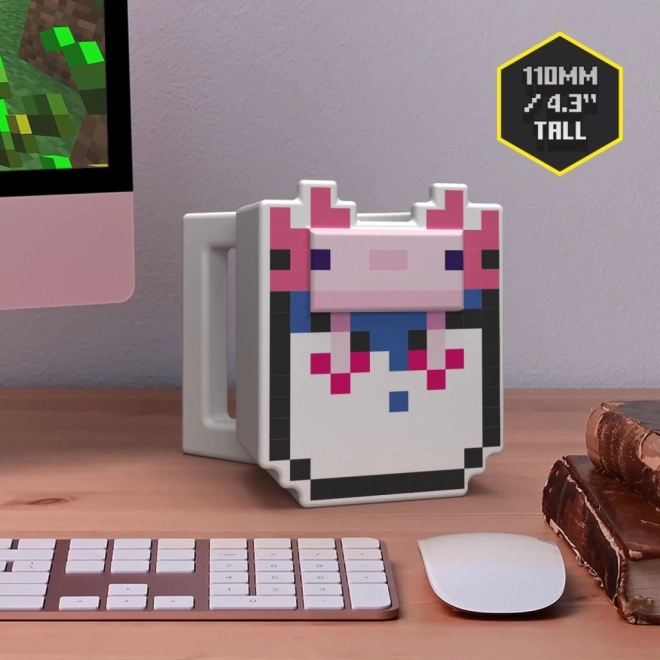 3D bögre MINECRAFT Axolotl