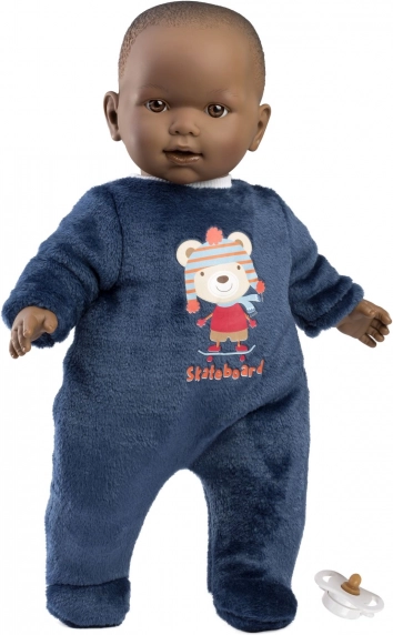 Llorens Baby Zareb realisztikus baba 42 cm puha testtel