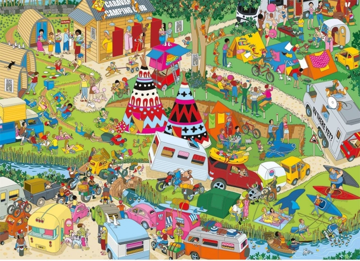 Puzzle Jokesaws Kemp Capers 1000 darabos a Gibsons-tól