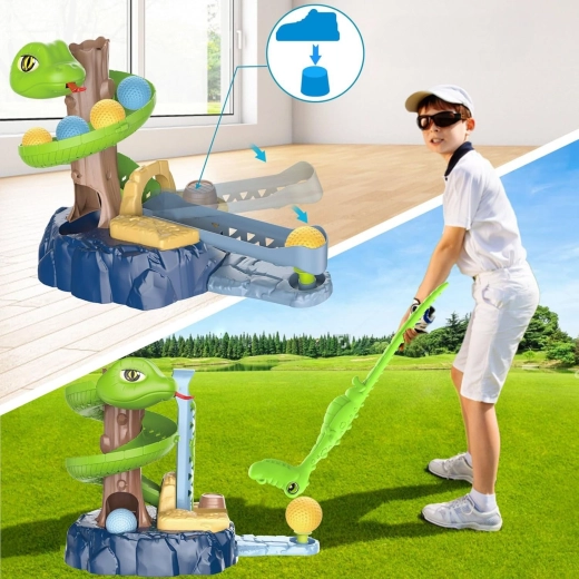 Szórakozás a kis golfozóknak