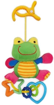BABY MIX csörgős plüss béka