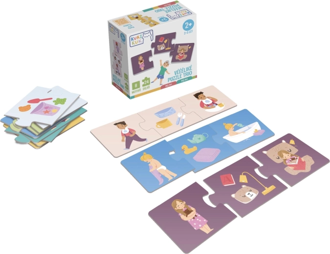 Véééliké Puzzle Trio – Az én napom oktató kirakó