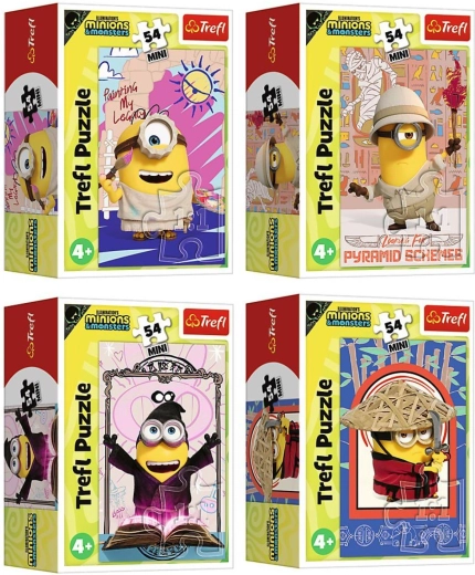 Minipuzzle Minyonok – ideje játszani, 54 darabos - 1 db