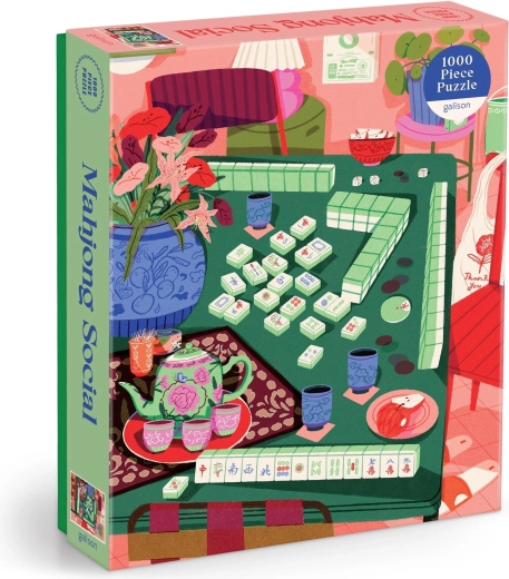 Galison Mahjong Social puzzle 1000 darabból
