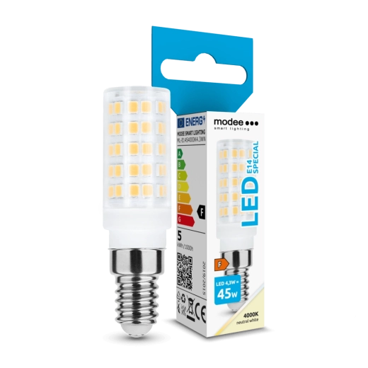 Modee Lighting LED kerámia izzó E14 4,3 W 4000K 360°