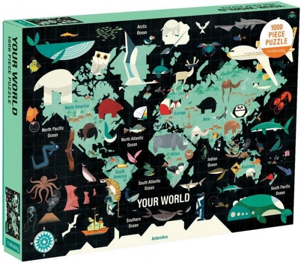 Mudpuppy puzzle A te világod 1000 darab